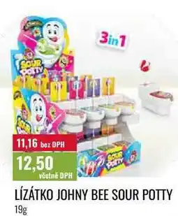 Ratio LÍZÁTKO JOHNY BEE SOUR POTTY nabídka