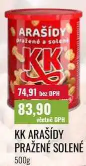 Ratio KK ARAŠÍDY PRAŽENÉ SOLENÉ nabídka
