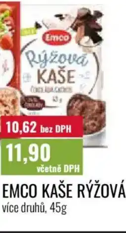 Ratio Emco kaše rýžová nabídka