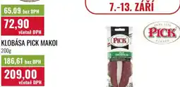 Ratio Pick klobása makoi nabídka