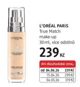dm drogerie L'Oréal Paris True Match nabídka