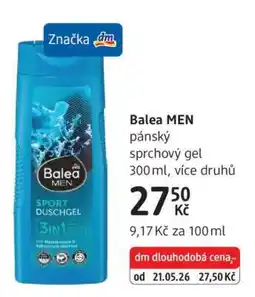 dm drogerie Balea MEN nabídka