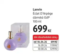 dm drogerie Lanvin ÉCLAT D´ARPEGE dámská EDP 100 ml nabídka