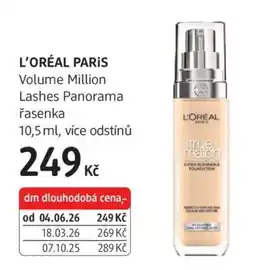 dm drogerie L'ORÉAL PARIS Volume Million Lashes Panorama řasenka nabídka