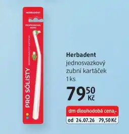 dm drogerie Herbadent nabídka