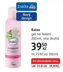 dm drogerie Balea nabídka