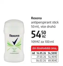 dm drogerie Rexona nabídka