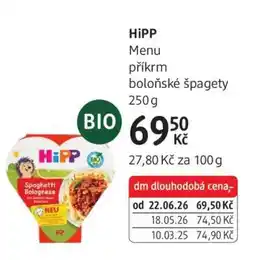 dm drogerie Hipp nabídka