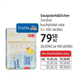 dm drogerie Saugstark&Sicher nabídka