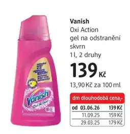 dm drogerie Vanish nabídka