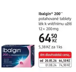 dm drogerie Ibalgin 200 nabídka