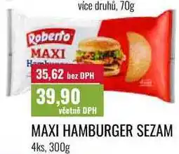 Ratio MAXI HAMBURGER SEZAM 4ks nabídka