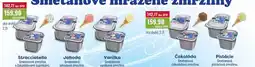Ratio Smetanové mražené zmrzliny více druhů, 2,21 nabídka
