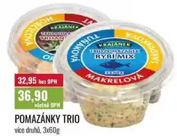 Ratio POMAZÁNKY TRIO nabídka