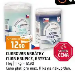Terno CUKR KRUPICE, KRYSTAL nabídka
