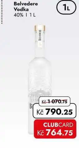 TRAVEL FREE Belvedere Vodka 40% nabídka