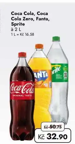 TRAVEL FREE Coca Cola, Coca Cola Zero, Fanta, Sprite à nabídka