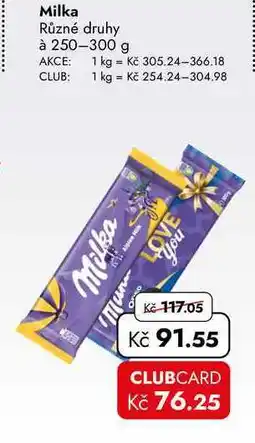 TRAVEL FREE Milka Různé druhy à nabídka