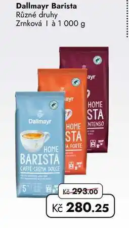 TRAVEL FREE Dallmayr Barista Různé druhy Zrnková nabídka