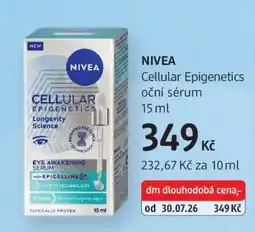 dm drogerie NIVEA Cellular Epigenetics oční sérum 15 ml nabídka