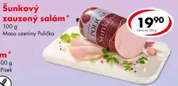 CBA Polička šunkový zauzený salám nabídka