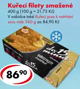 CBA Kuřecí filety smažené nabídka