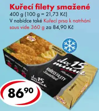 Kuřecí filety smažené