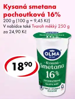 CBA Olma kysaná smetana pochoutková 16% nabídka