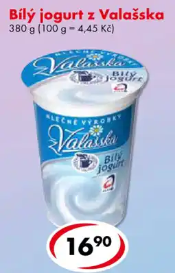CBA Valašská bílý jogurt nabídka
