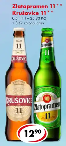 CBA Zlatopramen 11 Krušovice 11 nabídka