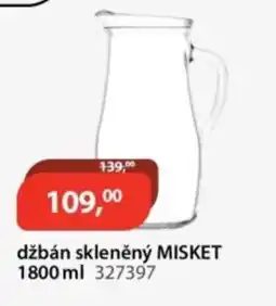 M.A.T. Misket džbán skleněný nabídka