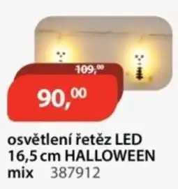 M.A.T. osvětlení řetěz LED 16,5 cm HALLOWEEN mix nabídka