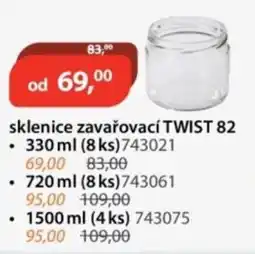 M.A.T. sklenice zavařovací TWIST 82 nabídka