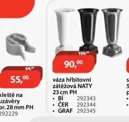 M.A.T. váza hřbitovní zátěžová NATY nabídka