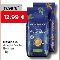 VELTA Free Shop Mövenpick diverse Sorten Bohnen nabídka