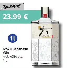 VELTA Free Shop Roku Japanese Gin nabídka