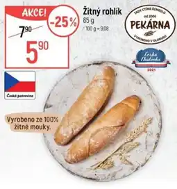 Globus Pekárna žitný rohlik nabídka