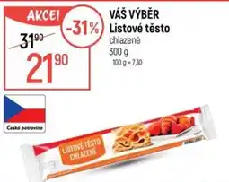 Globus Váš výběr listové těsto chlazené nabídka