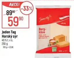 Globus Jeden Tag Horský sýr nabídka