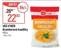 Globus Váš výběr bramborové knedlíky nabídka