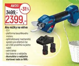 Globus Bosch aku nůžky na větve nabídka
