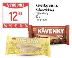 Globus Kávenky Vesna Kakaové řezy nabídka