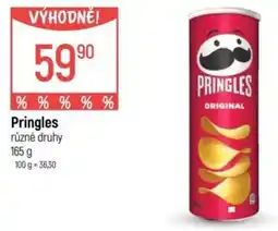 Globus Pringles různé druhy nabídka