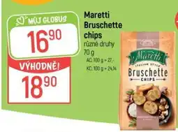 Globus Maretti Bruschette chips nabídka