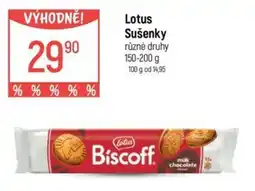 Globus Lotus Sušenky nabídka