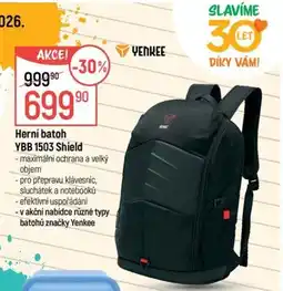 Globus Yenkee herní batoh YBB 1503 Shield nabídka