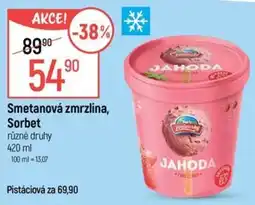 Globus Zdobenský smetanová zmrzlina nabídka