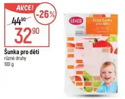 Globus Le&Co šunka pro děti nabídka