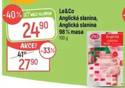 Globus Le&Co anglická slanina nabídka