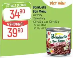 Globus Bonduelle Bon Menu nabídka